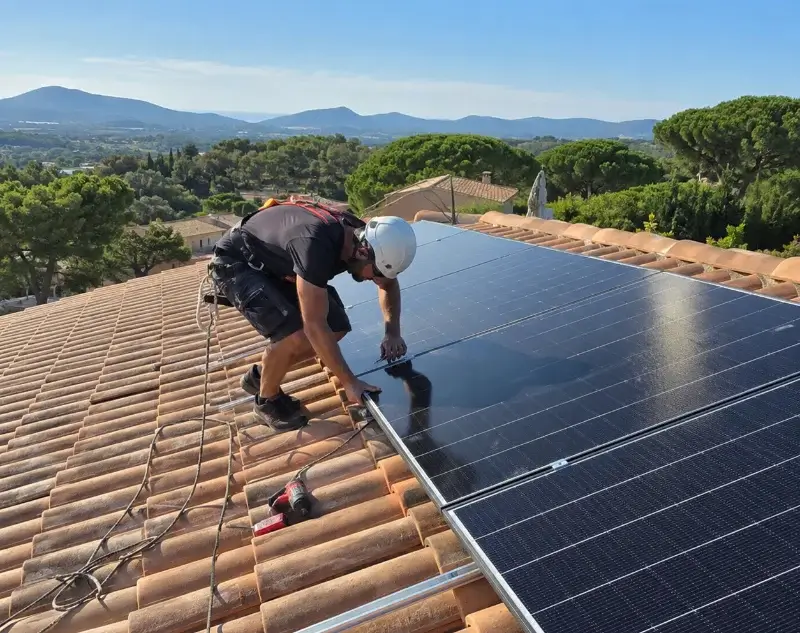 Installateur panneaux solaires Escaro — pose photovoltaïque sur toiture