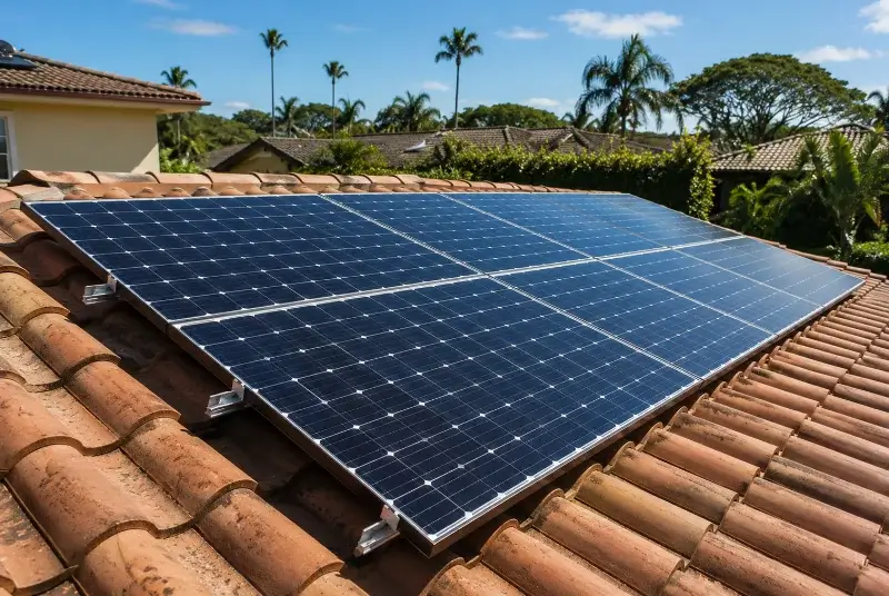 Installation de panneaux solaires à Escaro